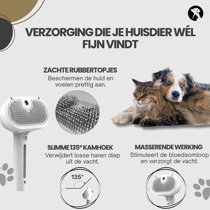 Hondenborstel en Kattenborstel Comfortabele Vachtverzorging