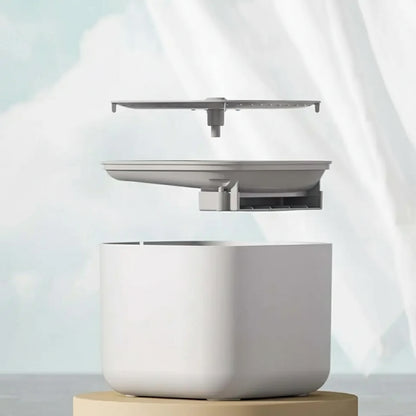 Gemakkelijk te reinigen waterfontein container voor hygiëne