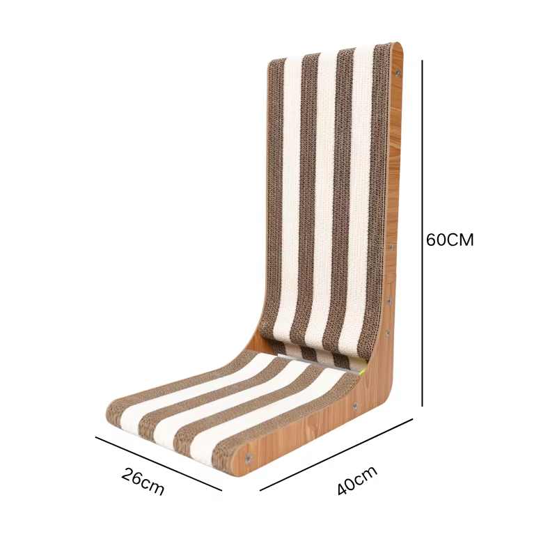 Houten krabplank met afgeronde hoeken en stevig karton