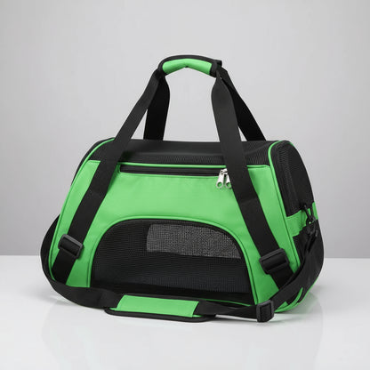 Groene draagtas voor huisdieren