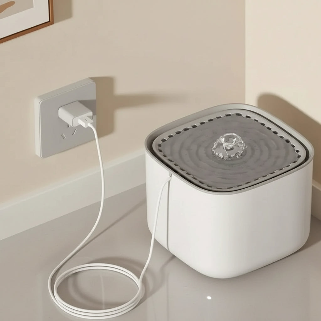 Moderne huisdier waterfontein voor katten en kleine honden