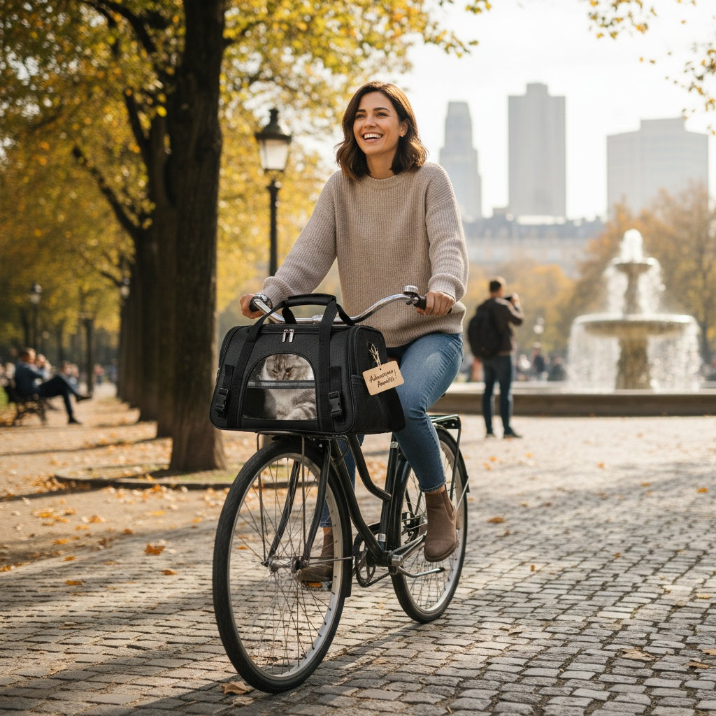 Comfortabele katten draagtas voor veilig vervoer