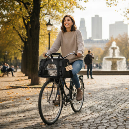Comfortabele katten draagtas voor veilig vervoer