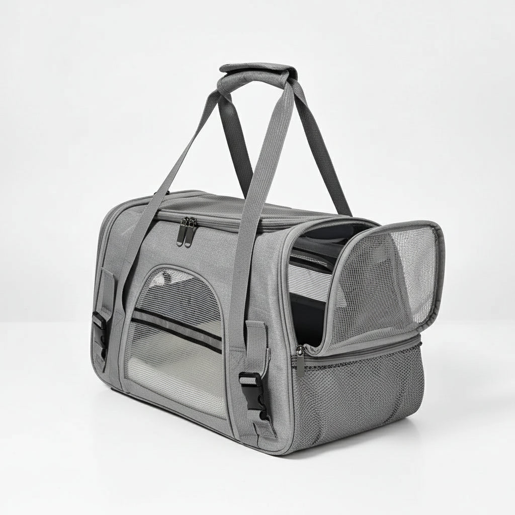 Multifunctionele honden tas met ademend gaas