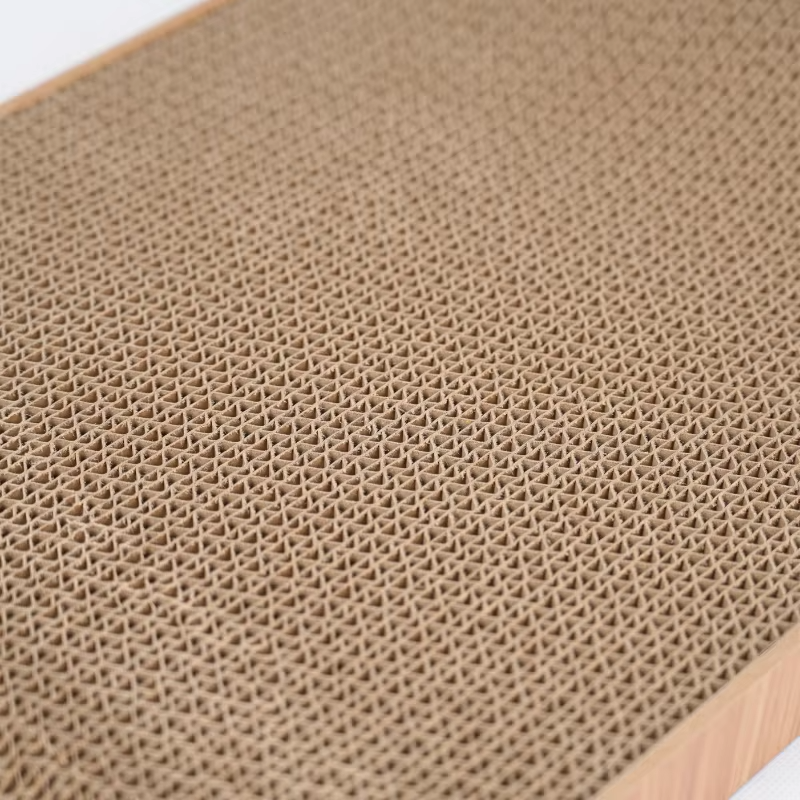 Kattenkrabplank met golfkarton oppervlak voor gezond nagelonderhoud