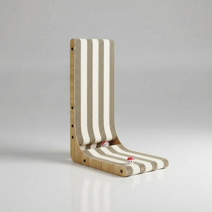 L-vormige krabpaal voor grote katten