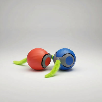 Interactieve kattenballen met veertjes